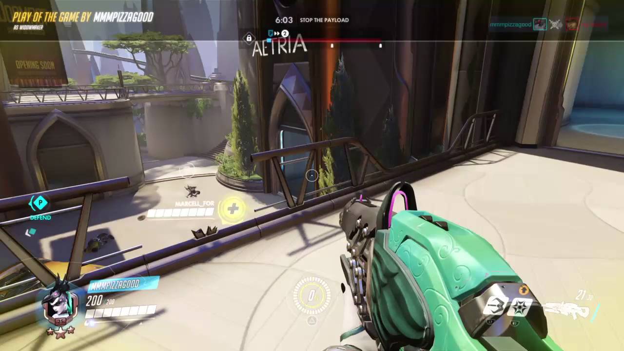 Overwatch - Play of the Game: Widowmaker 1