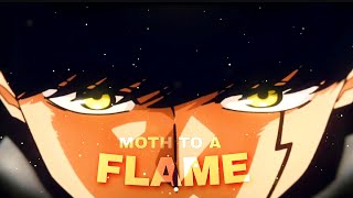 Moth To a Flame | Mashle [ AMV/EDIT ] Quick! Resimi