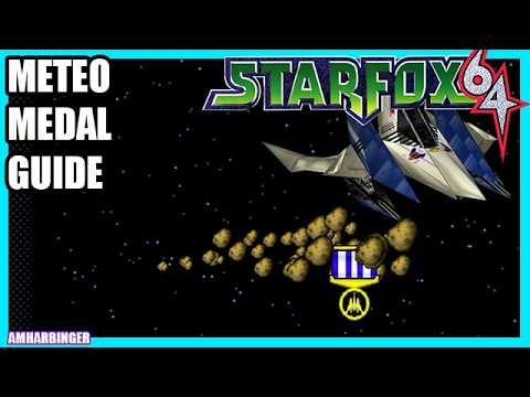 Star Fox 64 Meteo Medal Guide 100% Walkthrough Meteo Crusher Boss