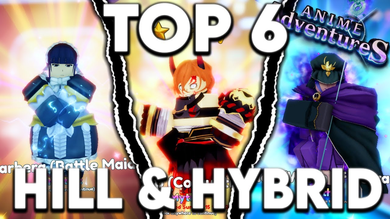 The BEST AIR / Hybrid UNITS in Anime Adventures! Hill Unit AA Tier