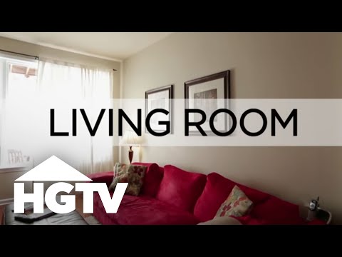 how to decorate a living room for cheap - hgtv - youtube