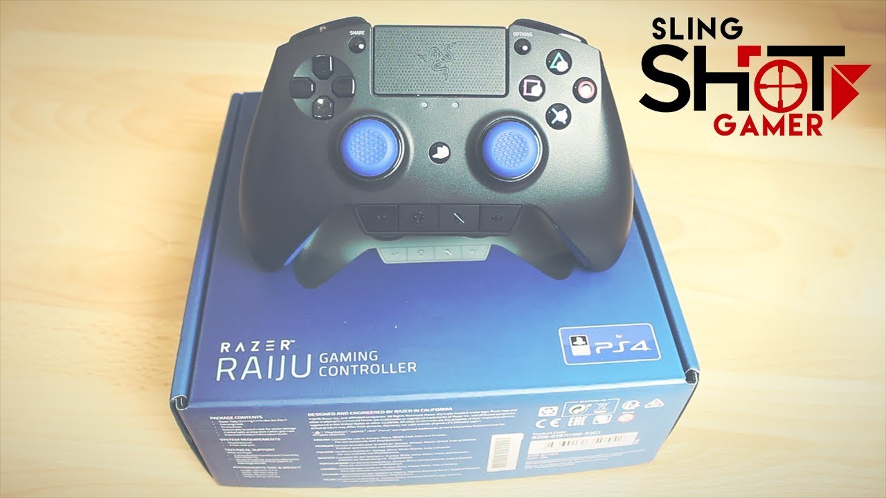 Razer Raiju PS4 Gaming Controller Unboxing - YouTube