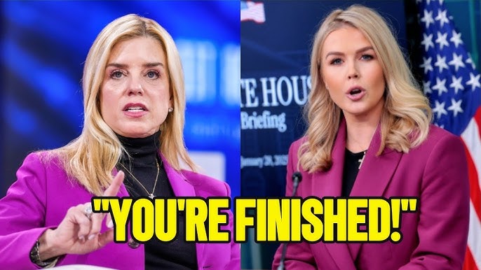Karoline Leavitt Tried To Challenge Pam Bondi, She Wasn't Ready For The CLAPBACK! - YouTube