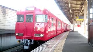 名鉄6007F(本線車･試運転) 試27ﾚ 本宿駅発車