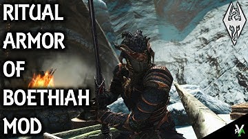 RITUAL ARMOR OF BOETHIAH: Amazing Armor Mod- Xbox Modded Skyrim Mod Showcase