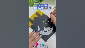 WOW! Eid Card🌙😱 #gift #diy  #shorts #eidmubarak #eid #cardideas #ramadan #eidcard #craft