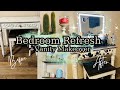 Mobile home bedroom refresh  vanity makeover  western inspired makeover