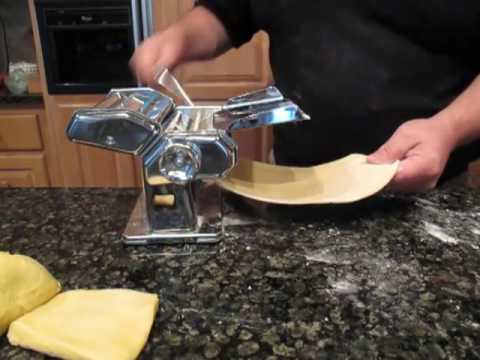 Homemade Pasta on a Imperia Pasta Machine 