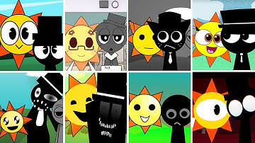 Incredibox - Sprunki but only MR.BLACK HAT and MR.SUN in ALL Different Mods.Another Version 14