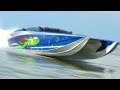 Nor tech 5400 hp powerboat  quad 1350 turbo charged engines