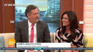 Piers Morgan asks Susanna Reid and MARRIED Kevin Clifton about threesome with his wife