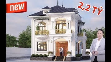 2,2 tỷ TRỌN GÓI biệt thự 2 tầng TÂN CỔ đẹp như TRANH VẼ do MAXHOME thiết kế tại TÂY NINH | MH02355