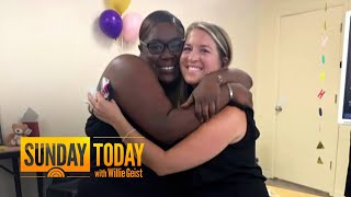 Foster Care Caseworker Adopts Teen After She Ages Out Of The System | Sunday TODAY