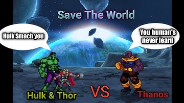Thor & Hulk VS Thanos in Jump Force Mugen