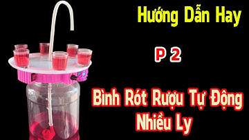 Chế Bình Rót Rượu Tự Động Không Giới Hạn Số Lượng Ly Từ Đồ Chơi Câu Cá Trẻ Em P2