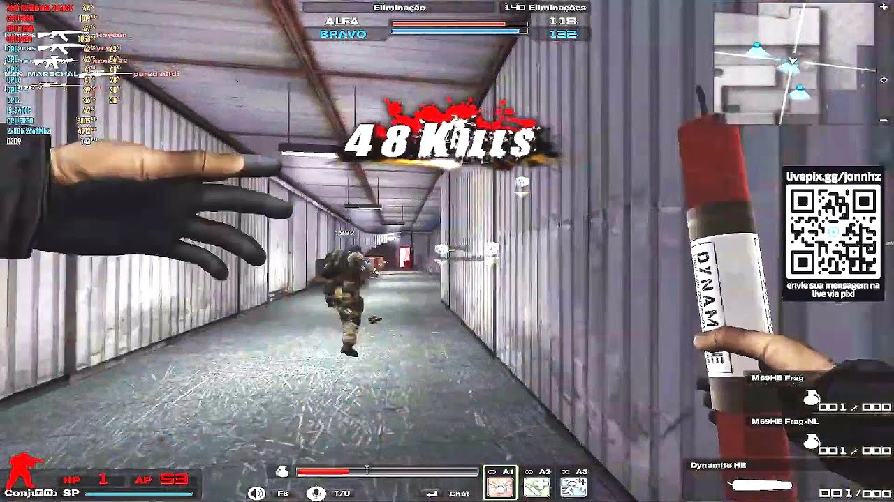 COMBAT ARMS - FIZ 51 KILLS CARREGUEI O MEU TIME G38 CABULOSA E SG50 OSÍRIS T-5000