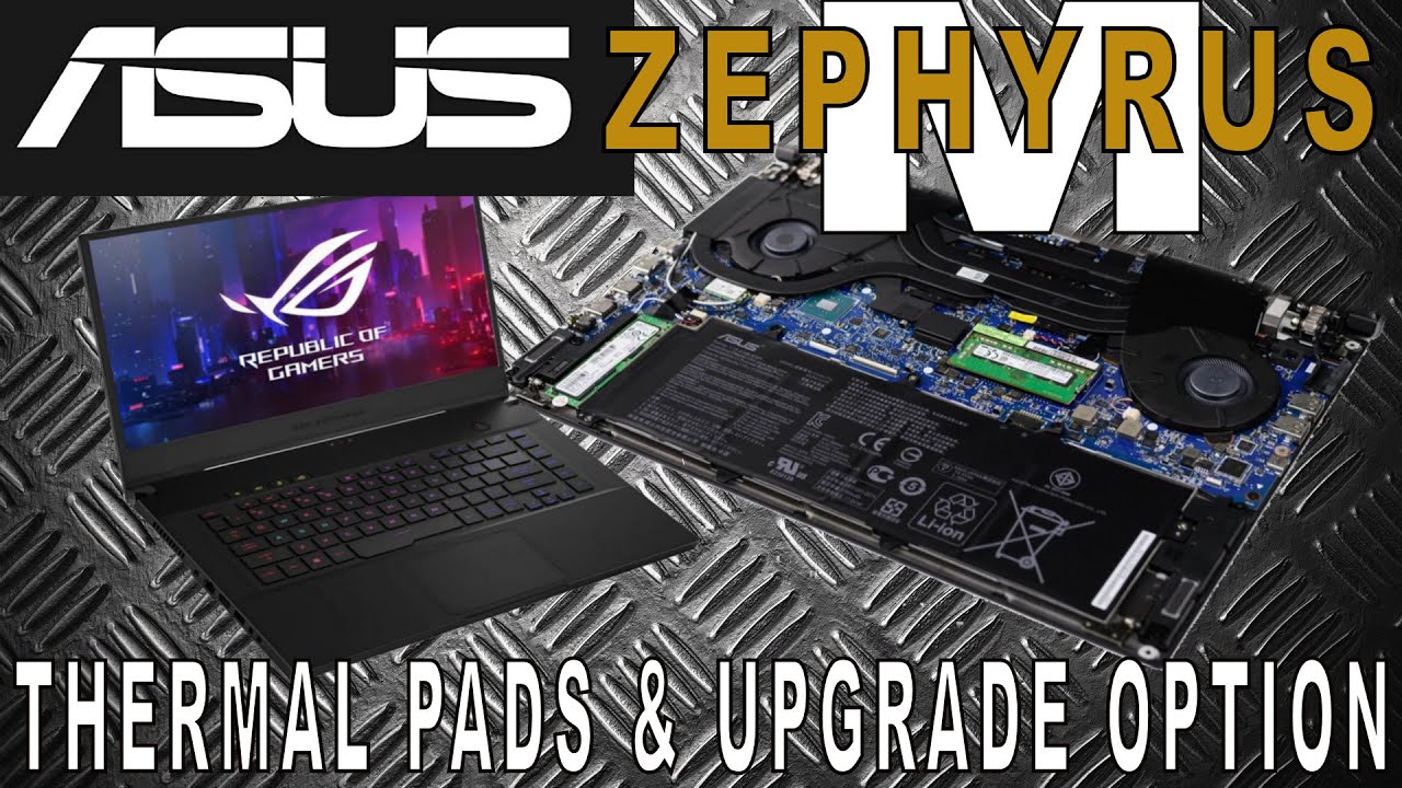 ASUS ROG "ZEPHYRUS" M (GU501G) DISASSEMBLY/TEARDOWN