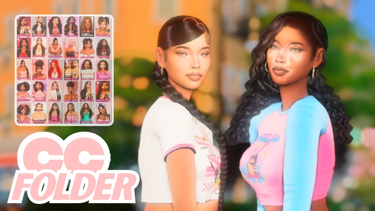 XxBlacksims All-in-One CC Folder | FREE Custom Content