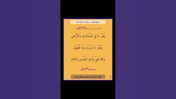 سورة التغابن - سورة 64 - اية (04)
