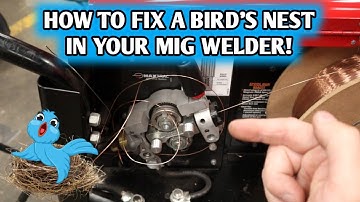 Birds nest in your MIG welder?