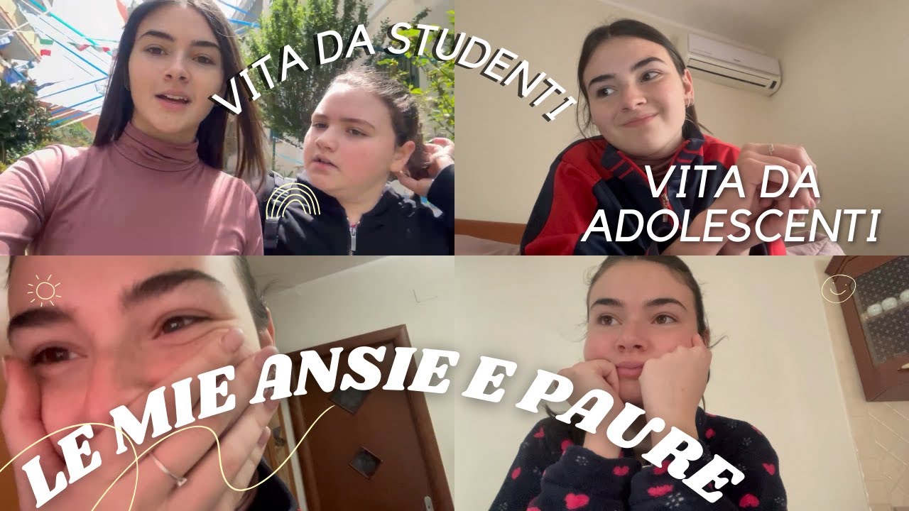 LE MIE ANSIE E PAURE ~ UN GIORNO NELLA VITA DI UN' ADOLESCENTE STUDENTE |  VLOG Maggio Episodio 1