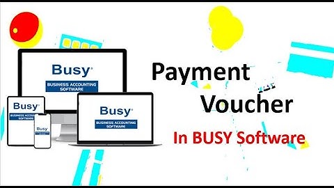 Payment Voucher in BUSY software I Nepali Language