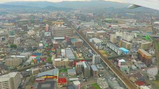 【おいおい本当に空港あんの？】市街地の中の福岡空港への着陸