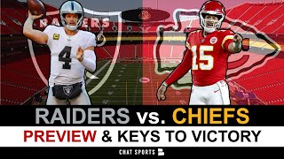 Las Vegas Raiders vs. Kansas City Chiefs Week 5 Preview \& Keys To Victory | Raiders News