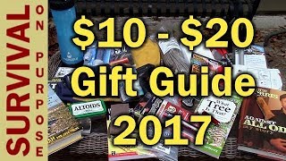 30 Gift Ideas Under $20  - Outdoor and Tactical Gift Ideas 2017