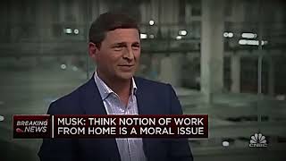 Tesla Ceo Elon Musk Laptop Ass Living In Land Over Work From Home