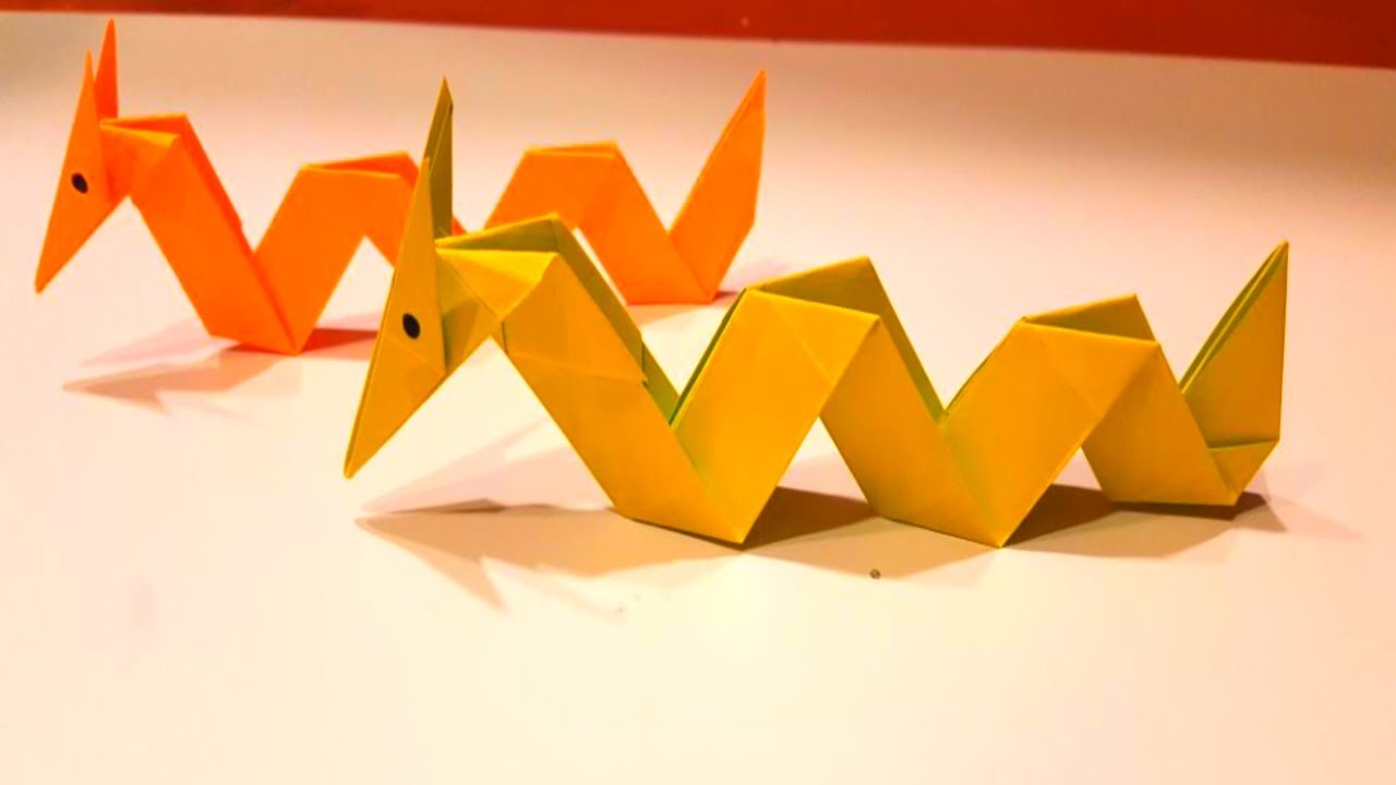 how to make paper snake dragon