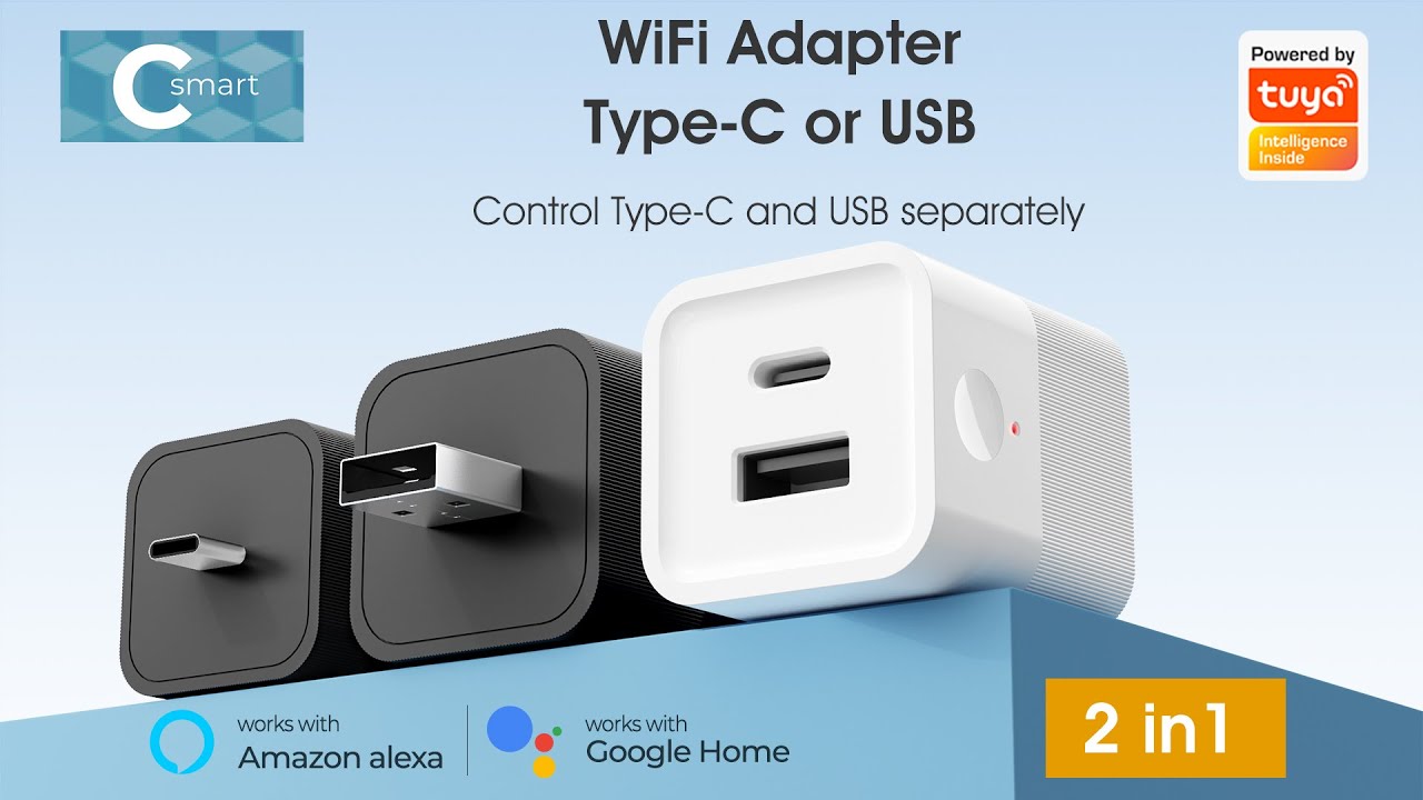 Wi Fi Router Cas Type C WiFi Adapter Type-C or USB Control Type-C and USB separately 2 in1 ...