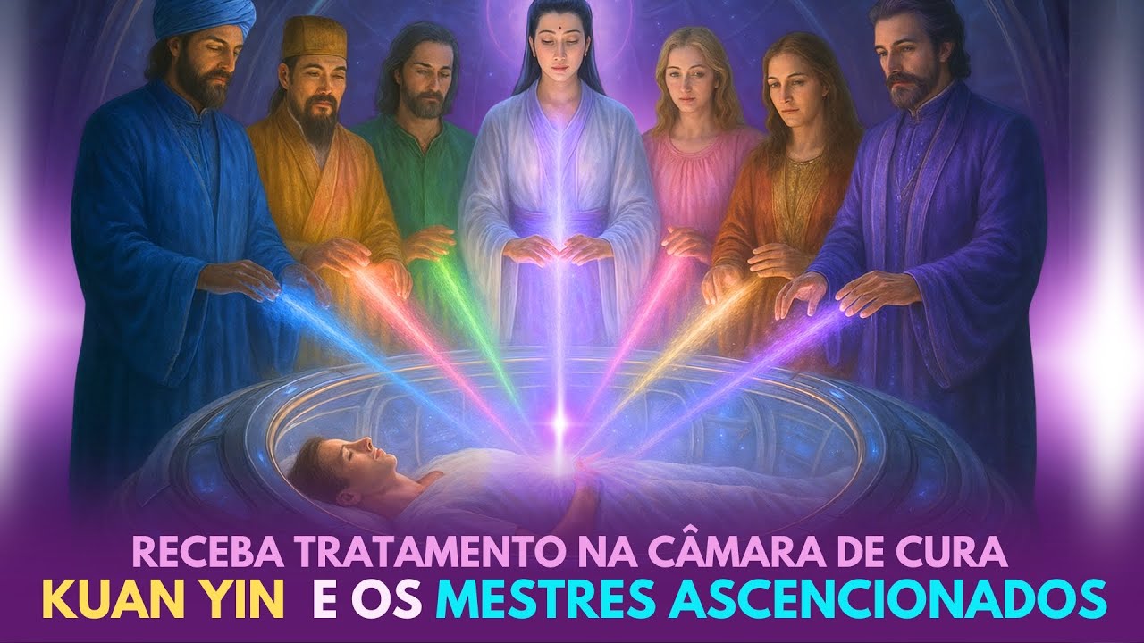 🌸 Entre Agora na Câmara de Cura – Kuan Yin e Mestres Ascensionados vão tocar sua alma!