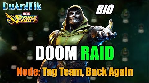 DOOM 1 (BIO) - NODE: TAG TEAM, BACK AGAIN (1 SHOT) | STEP BY STEP GUIDE | MARVEL STRIKE FORCE | MSF