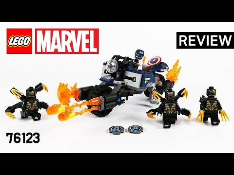 레고 슈퍼히어로즈 76123 캡틴 아메리카 아웃라이더의 공격(Captain America Outriders Attack) - 리뷰_Review_레고매니아_LEGO Mania