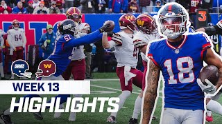 New York Giants vs. Washington Commanders | 2022 Regular Season Week 13