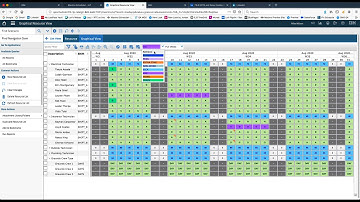 IBM Maximo Scheduler - Graphical Resource View (GRV) 5 minute demo
