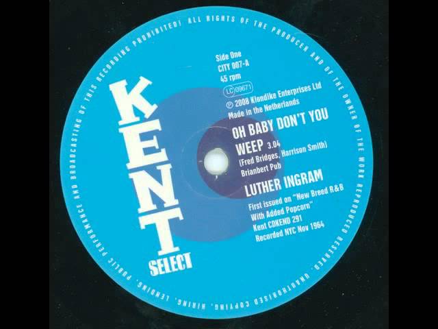 Luther Ingram - Oh Baby Don't You Weep