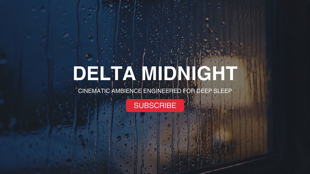 Blue Forest Night Rain | 1 Hour | Deep Sleep | Delta (4 Hz) | Music Therapy