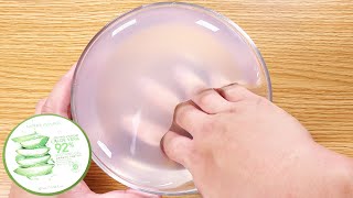 【DIY】アロエベラを使ったタプタプスライムの作り方【slime ASMR】