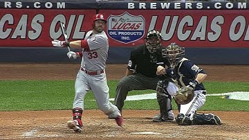 STL@MIL: Descalso scores two with a double to left