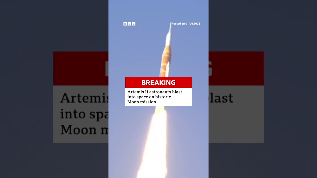 And that's blast off! #artemisii  #nasa  #bbcnews