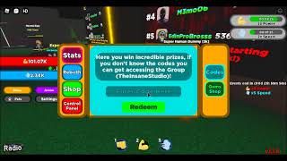 CODES! - 💥One Punch simulator💥