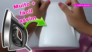 How to cover a Styrofoam base with EVA to make a SEAMLESS FAKE CAKE