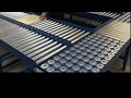 Gravity roller conveyors