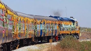 DECORATED BANGALORE NAGERCOIL EXPRESS INAUGURAL RUN 17235 /17236