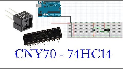 #3-CNY70 Kızılötesi Sensör-74HC14, 74HC08 ve Arduino ile Kullanımları