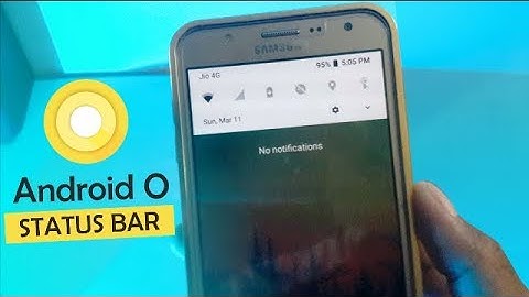 How to Install Android Oreo Status bar on any Android Phone [No Root]