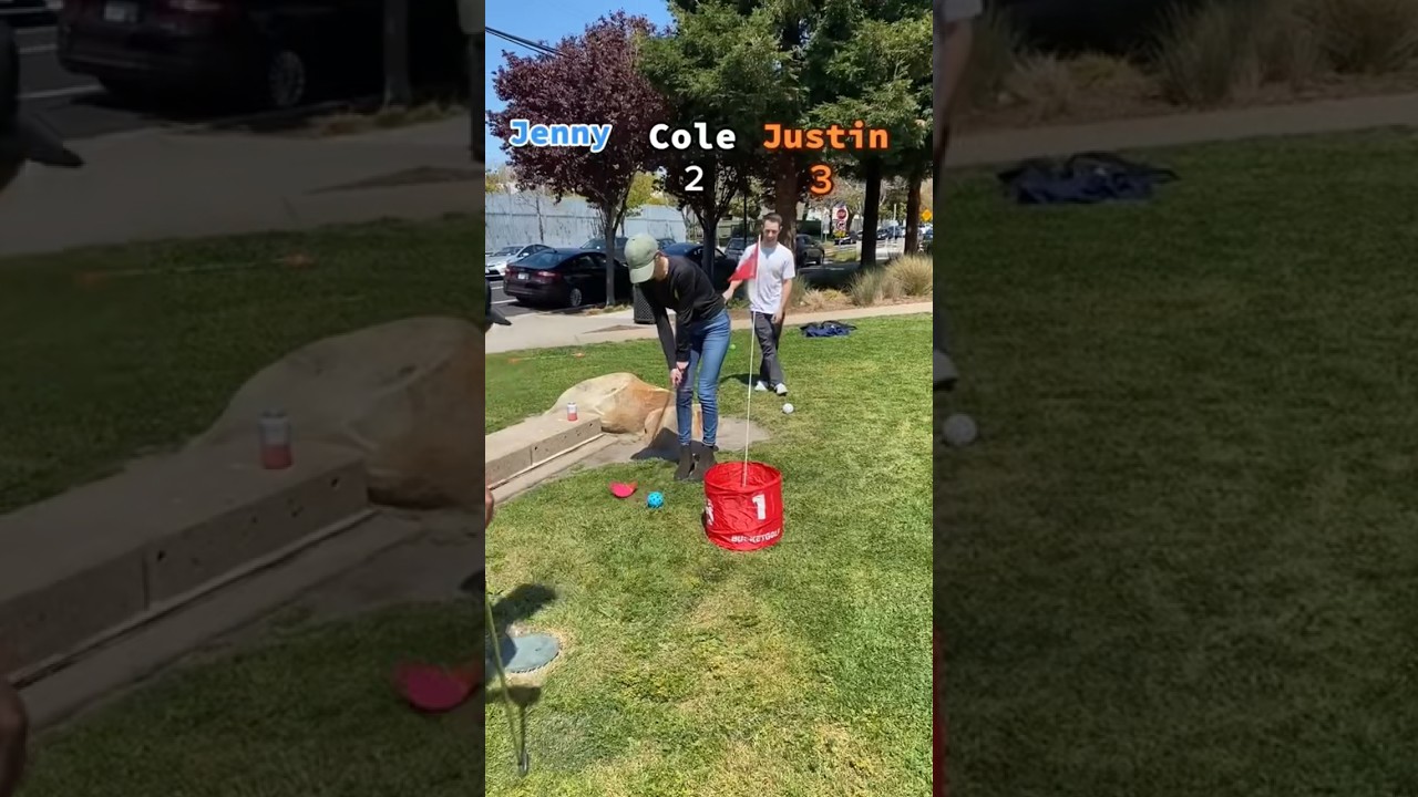 Bucketgolf at the park course design tips. Place your pins behind any