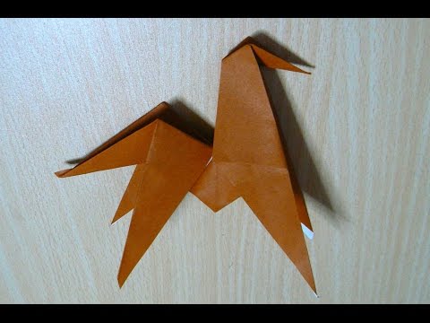 Video: Come Fare Un Cavallo Origami
